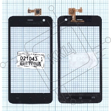 Сенсорное стекло (тачскрин) для Micromax A106 Unite 2 черное