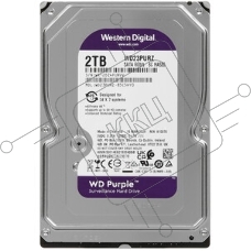 Жесткий диск HDD WD Purple 2Tb 5400rpm SATA 64Mb 3.5