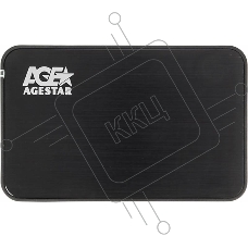 Внешний корпус для HDD AgeStar 3UB2A8-6G SATA алюминий черный 2.5