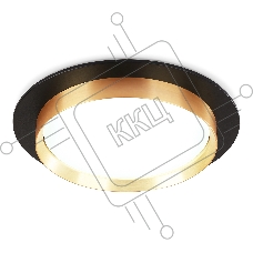Светильник встраиваемый TU5020 BK/GD черный/золото IP20 GX70 D150*45