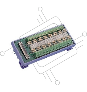 Клеммный адаптер ADAM-3951-BE    с разъемом SCSI-II-50, светодиодные индикаторы, монтаж на DIN рейку Advantech