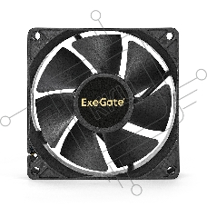 Вентилятор для корпуса ExeGate ExtraSilent ES08025H3P черный, 80 мм, 2000 об/мин, 19 дБ, 3 pin