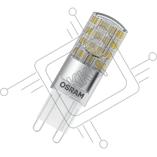 Лампа светодиодная LED STAR PIN40 3.5W/840 (замена 40Вт) 3.5Вт 4000К нейтр. бел. G9 400лм 220-240В прозр. пласт. OSRAM 4058075315853