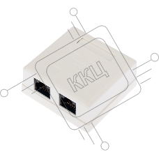 Рoзетка компьютерная внешняя, 2-порта RJ-45 (8P8C), UTP неэкранированная, категория 6, Rexant