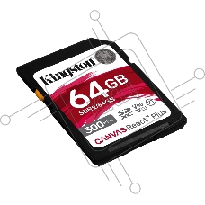 Флеш карта SDHC 64Gb Kingston SDHC, UHS-I Class U3 V90, чтение: 300Мб/с, запись: 260Мб/с <SDR2/64GB>