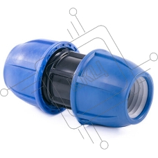 Муфта компрессионная PN16 d25 для ПЭ труб RTP 14696