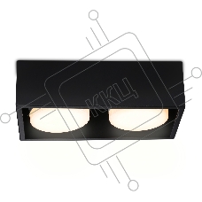 Светильник накладной TN70829/2 BK черный GX53/2 max 12W 200*100*60