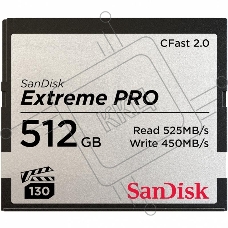 Флеш карта CFAST2.0 512GB SanDisk Extreme Pro 525Mb/s