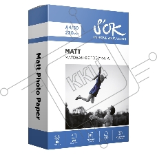 Фотобумага CC Matte; 230gsm; A4*50 Матовая; 230г/м2; формат А4; 50 листов