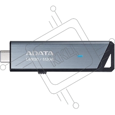 Флешка USB ADATA UE800 (AELI-UE800-512G-CSG), 512Gb, Type-C USB 3.2, R/W 1000/1000, серебристый