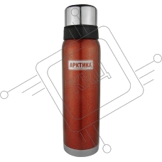 Термос Арктика 106-900 красный, узкое горло 0,9 л американский дизайн