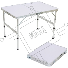 Ecos Стол складной TD-02  (90*60*60 cм) алюминий + мдф