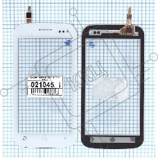 Сенсорное стекло (тачскрин) для Micromax A110 Canvas 2 белое
