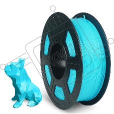 Филамент NVPRINT PLA+ Sky Blue для 3D печати диаметр 1.75мм длина 330 метров масса 1 кг