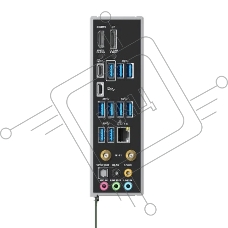 Материнская плата MAXSUN MS-iCraft Z890 PACIFIC, LGA1851, Z890, 4*DDR5, 4*SATA3, 4*M.2, USB 3.2, USB 2.0, Type-C, 4*PCIEx16, HDMI+DP, ATX