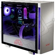 Компьютерный корпус XPG INVADER-WHITECOLOR BOXWORLDWIDE (ATX, подсветка ARGB, 2  вентилятора 120мм, стеклянная боковая панель, ,белый)