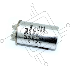 Конденсатор CBB65 25мкф (металл), 440V