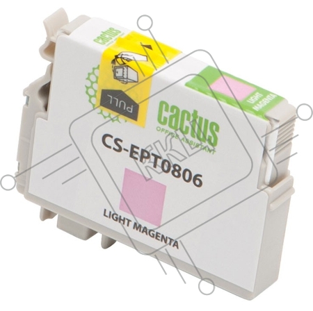 Картридж струйный Cactus CS-EPT0806 светло-пурпурный для Epson Stylus Photo P50 (11,4ml)