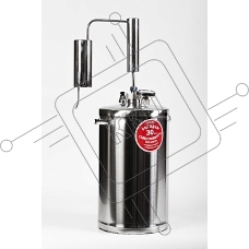 Дистиллятор «Первач» Премиум Классик 20Т (домашний 20 л., охладитель с сухопарником, термометр)