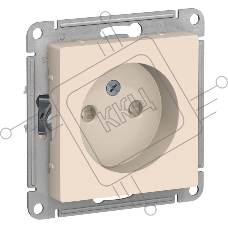 Механизм розетки 1-м СП ATLAS DESIGN без заземл. защ. шторки 16А беж. SchE ATN000249