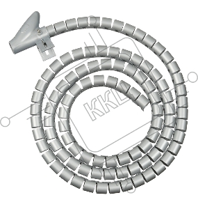 Кабельный органайзер Buro BHP CG155S Spiral Hose 15x1500mm Silver