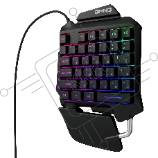 Игровой блок Oklick/Оклик GMNG 703GK черный USB for gamer LED (подставка для запястий)