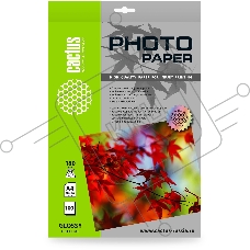 Фотобумага Cactus CS-GA4180100 A4/180г/м2/100л./белый глянцевое для струйной печати