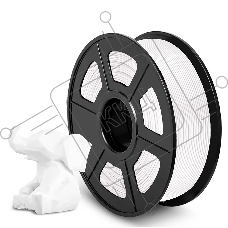 Филамент NVPRINT PLA+ White для 3D печати диаметр 1.75мм  длина 330 метров  масса 1 кг