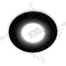Светильник встраиваемый A8932 BK черный GU 5.3 D95*27