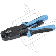 Инструмент для обжима проводников Cabeus, RJ-45, RJ-12, RJ-11 (8P8C, 6P6C, 6P4C, 4P4C), профессиональный, (HT-2008AR)