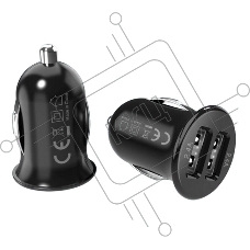 Автомобильная зарядное устройство ACD ACD-C242-X1B черный 24Вт, 2xUSB, 5В, 4.8А RTL {120}