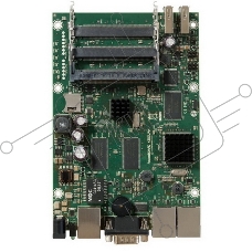 Плата маршрутизатора Mikrotik RB435G без корпуса RouterBOARD 435G with 680MHz Atheros CPU, 256MB RAM, 3 Gigabit LAN, 5 miniPCI, RouterOS L5, 2 USB ports {20}