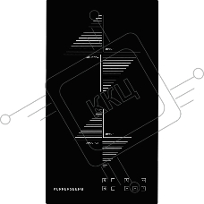 Индукционная варочная поверхность Kuppersberg ICO 301 / домино, ширина 30 см, 2 зоны индукционного нагрева, сенсорное управление, 3 цифровых дисплея, 9 уровней мощности, таймер,автоотключение, защита от перелива, защита от детей, индикаторы остаточного те