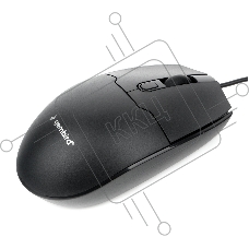 Мышь проводная Gembird MOP-430 черный, 1600 dpi, USB, кнопки - 4