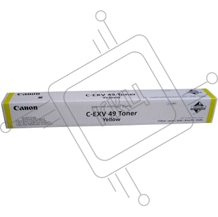 Тонер-картридж Canon C-EXV49Y 8527B002 желтый для копира iR-ADV C33xx
