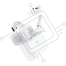 Наушники HOCO EW03 Plus беспроводные с док станцией TWS, Bluetooth 5.0 белый