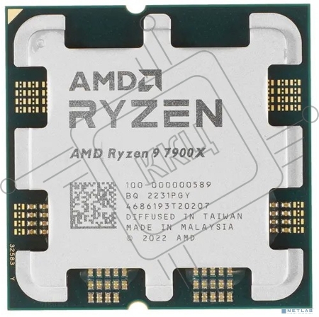 Процессор AMD Ryzen 9 7900X AM5 (100-000000589) (4.7GHz/AMD Radeon) OEM