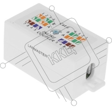 Соединитель LANMASTER LAN-CNB-STP6A белый