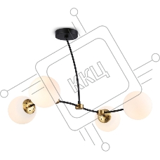 Светитльник Ambrella Light TR2544/4 BK/SB черный/бронза E27/4 max 60W 700*450*450