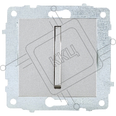 Ovivo Механизм выкл. 1-кл. (узкая клавиша), серебро, 610-000210-200