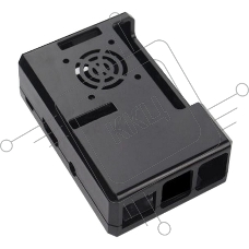 Корпус RA187 Корпус ACD Black ABS Plastic Case w/GPIO port hole and Fan holes for Raspberry Pi 3