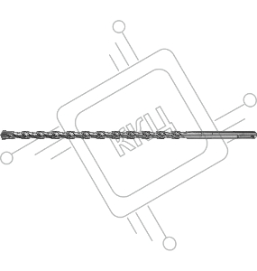 Бур ЗУБР 29315-310-10  SDS+ Ф10х250/310мм МАСТЕР 2 резца спираль 4С