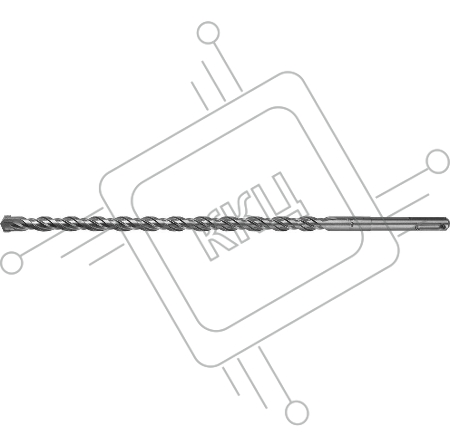 Бур ЗУБР 29315-310-10  SDS+ Ф10х250/310мм МАСТЕР 2 резца спираль 4С