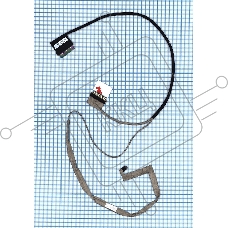 Шлейф матрицы для ноутбука Dell Inspiron 5767 5765 BAL30