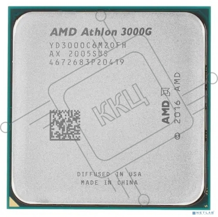 Процессор AMD Athlon 3000G AM4 OEM, YD3000C6M2OFH