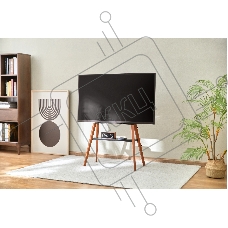 Подставка для телевизора Cactus CS-ST3645BKWN черный/орех 43