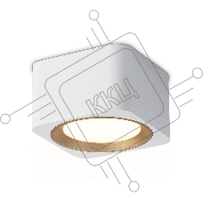 Светильник накладной TN70831 WH/GD белый/золото GX53 max 12W 96*96*60