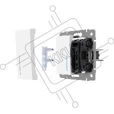 Блок LED подсветки для выключателя Werkel 2 шт. W8010102 (голубой)