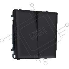 Комплект механизма 2-кл выключателя SIGMA Черный Мягкое касание 10A-250V QUANT PRO (SP9830, PR115)