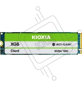 Накопитель SSD M.2 2280 256GB KIOXIA (Toshiba) XG6 Client SSD KXG60ZNV256G PCIe Gen3x4 with NVMe, 3050/1550, IOPS ?K, MTBF 1.5M, 3D TLC, Bulk